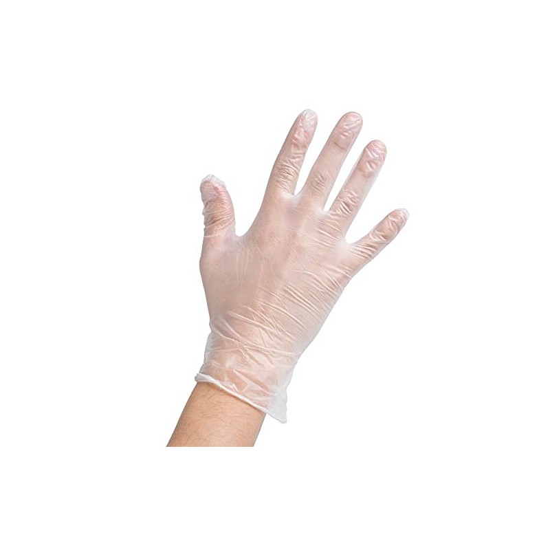 Gloveman GL6623_1 Vinyl Gloves, Powder Free, Large (Pack of 100),