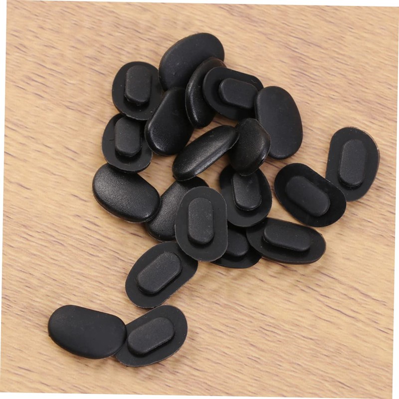 Mipcase 40pcs Eyeglass Nose Pads Repair Kit Soft Non Slip