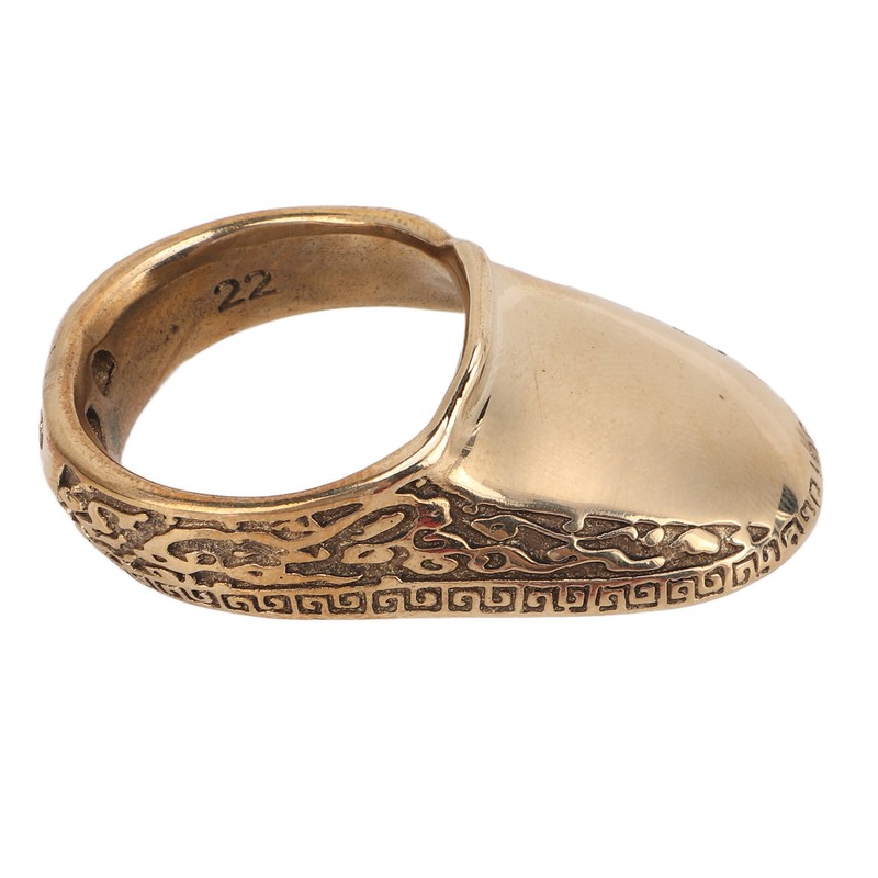 Archery Thumb Ring Universal Archery Shooting Metal Brass Finger Guard