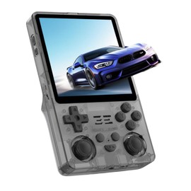 Blorkbuy RGB20SX Retro Handheld Game Console Portable Retro Video Console with 4.0 Inch IPS 720*720 HD Screen 5000mAh Battery Retro Portable Gaming Console (Translucent Black)