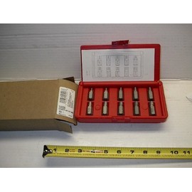 Multi-Spline Screw Extractor Sets - 10-pc. screw extractor set 1/8" through 13/32"