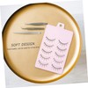 Baluue Natural False Eyelashes for Women 5 Pairs Cosmetics False