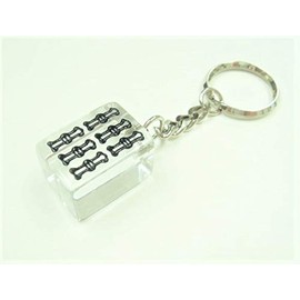 Clear Mah Jongg Pie Large Key Holder [ro-so-]