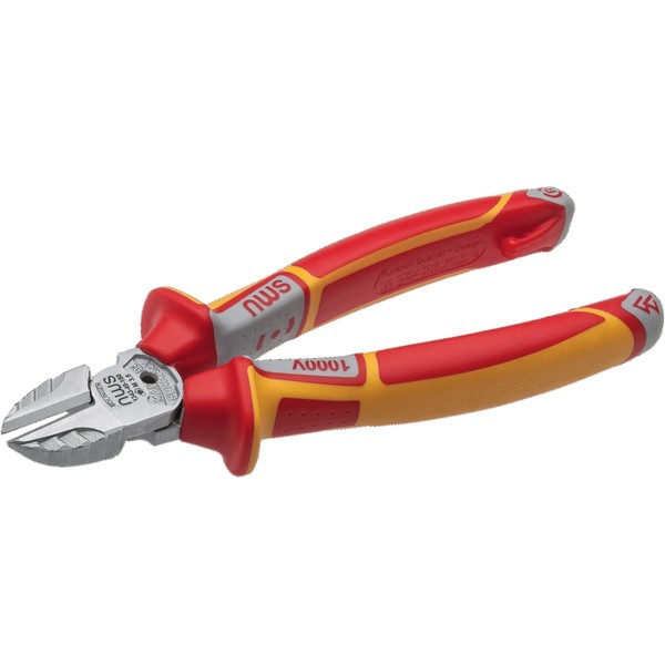 Nws 134-49-VDE-160-SB Number 134-49 VDE Side Cutter, Red/Yellow, 160 mm