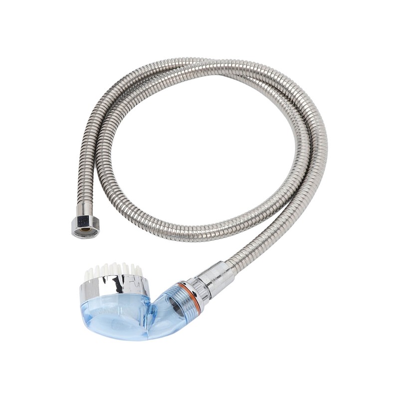 Electroplated Shampoo Bowl Spray Head Hose Professional Hair Salon Pressurization