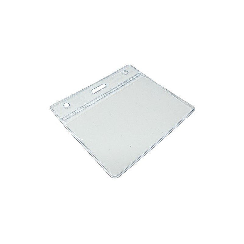 Customcard ltd® Clear ID Badge Pocket and Lanyard Neck Strap