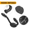 rumdraw Industrial Pipe Hooks 5 Pack, Rustic Wall Mounted Coat
