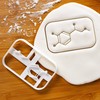 Set of 4 Molecules Cookie Cutters (Dopamine, Serotonin, Adrenaline and