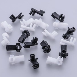 Rexka 10 Sets Interior Door Handle Clip Left & Right 3.6mm Rod/6mm Hole for Honda Acura Accord Civic MDX Odyssey RDX Ridgeline TL TSX - Door Lock Rod Clip Inside Snap 72174-S2X-003 72134-S2X-003