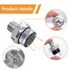 mankk White 70-100 PSI Air Pressure Switch,1/4"NPT Thread 24V 12V