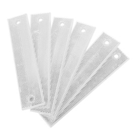 LEDMOMO 6 Reflective Road Paving Markers, Visibility Trail Markers, Reflector for Posts, Suitable for Bicycles, Parking Lots, Highways, Weather Resistant Design, Easy Installation