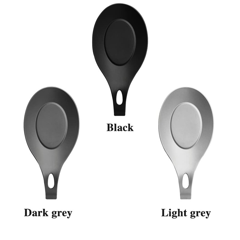 Silicone Spoon Rest - 3 Pcs Heat Resistant, Large Holder