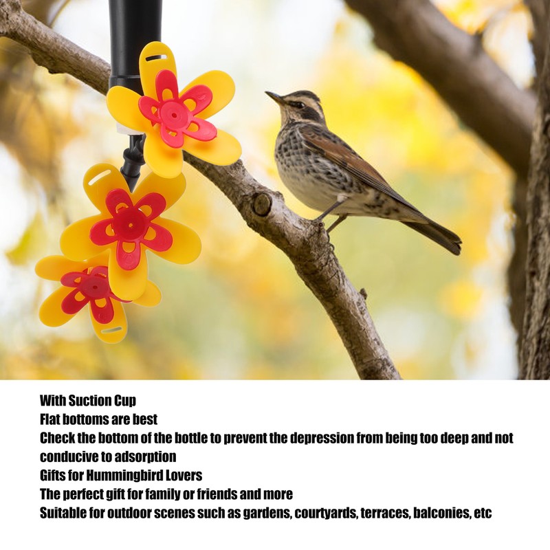 DIY Hummingbird Feeder Hanging Bottle Recycling Flower Hummingbirds Feeding Kit