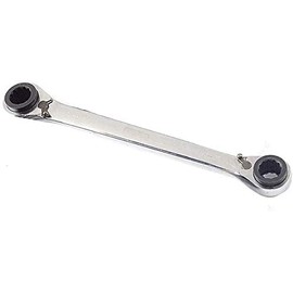 Boxonly 4 in 1 Reversible Ring Ratchet Spanner Multi-Purpose Double Twin Ended Ratchet Wrenches 16x17mm-18x19mm