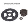 25H Chain Sprocket Set Steel 10mm 15T Front Sprocket 29mm