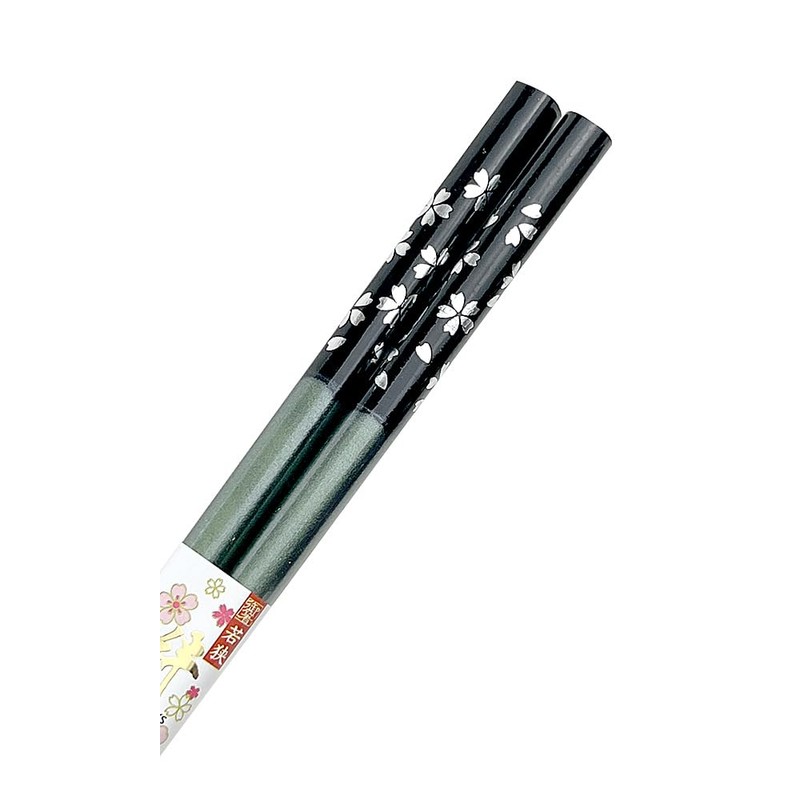 76 Chopsticks Dishwasher Silver Cherry Blossom Green for Men, Paulownia