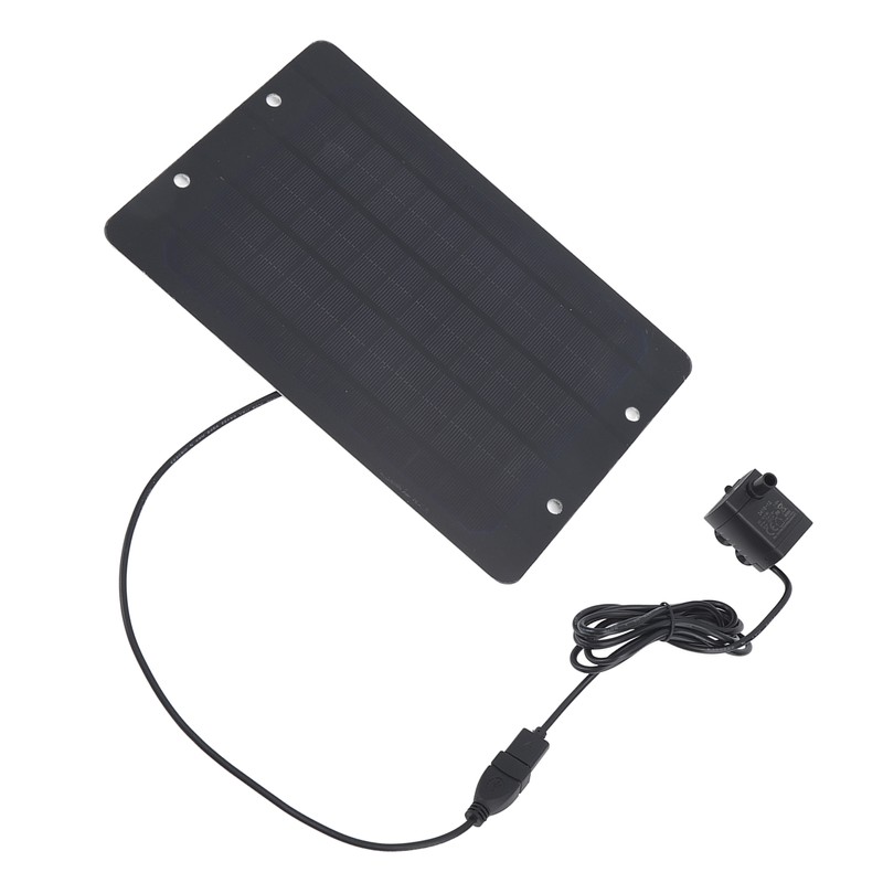 Solar Fountain 6V 10W Bird Bath Fountain USB Interface with