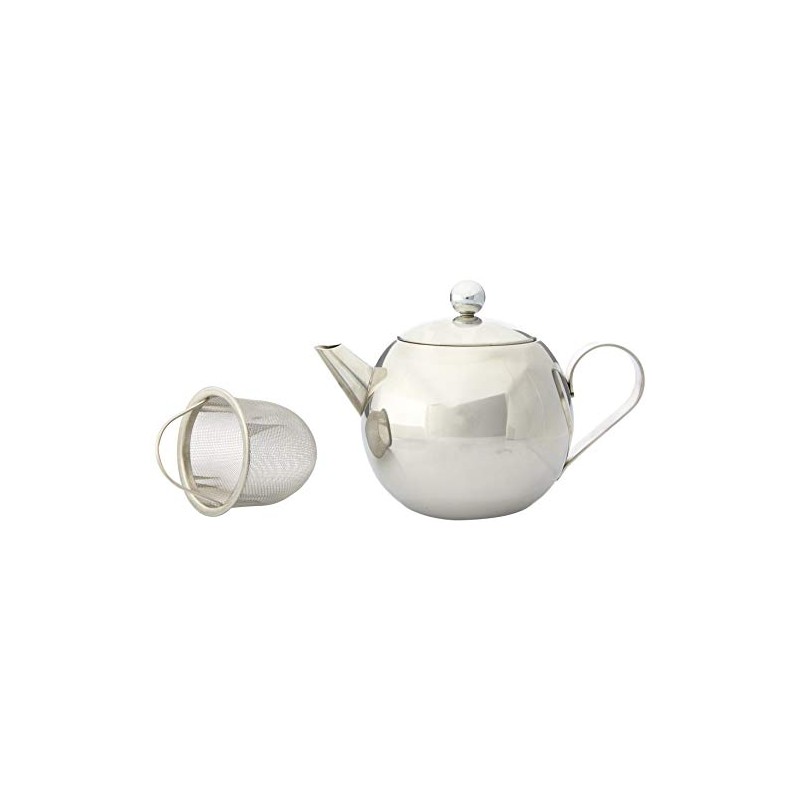 Cuisena 98650 Teapot with Filter, Silver