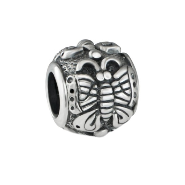 Quiges Ladies 'Ball Element 925 Sterling Silver Scorpio Charm Bead