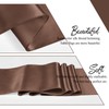 YMHPRIDE 6 Pack Table Runner Coffee Satin Table Runner, 12x72