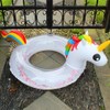 Kids' Thick Unicorn Swim Ring - Internet Red Style Ring + White 5ea