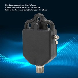 End Fed Antenna, Compact Size, Easy to Install, Withstand Power for SSB Less Than 100W, FT8, FM, AM, FSK Less Than 60W, 1: 64 Balun, 1‑30Mhz Frequency Range
