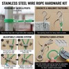 Spark Future 200FT 304 Stainless Steel Wire Rope Kit, 2mm(0.08