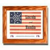 Civil War...Framed Abraham Lincoln 33 Star Campaign Flag