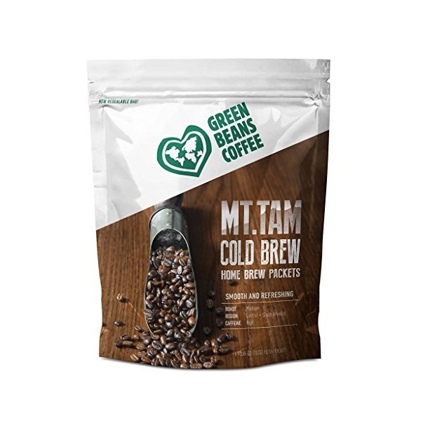 Green Beans café frío fácil para preparar en casa paquetes de filtro de 6 unidades de 4 onzas