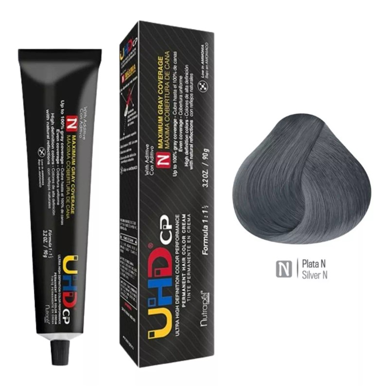 Nutrapel Nutrapel Uhd Tinte 90g Tono metallic plata