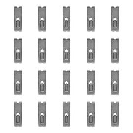 Prolinemax 20 PCS Chrome Gridwall Utility Hook Picture Hanger Grid Panel Notch Display