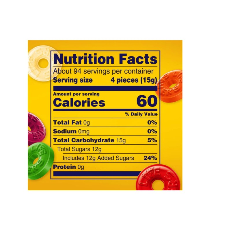 LIFE SAVERS Hard Candy Bag 5 Flavors, Hard Candy Individually