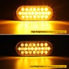 Partsam 2Pcs 4.4" Amber 24 LED Turn Signal Side Marker