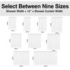 Kikiry Extra Wide Shower Curtain 108''W x 72''L Clawfoot Tub