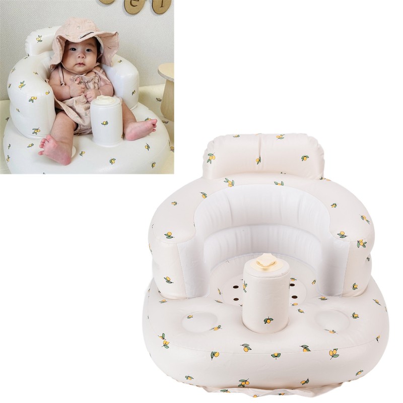 Multifunctional Baby PVC Inflatable Spine Protection Bathroom Sofa Learning Eating