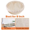 4 Pcs Banneton Covers, 10 Inch Reusable Banneton Liners, Easy