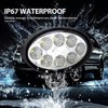 Oval Led Flood Light 12v/24v, 2PACK 5.5In 24W Led Light