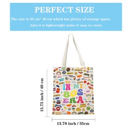 Vintage 80's TV Show Gift Nostalgia 1980s Gift Old-Kids TV Show Souvenir In My 80s Era Tote Bag (80s Era Tote CA)