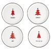 Santa Barbara Design Studio TableSugar Holiday Appetizer Plates, Set of