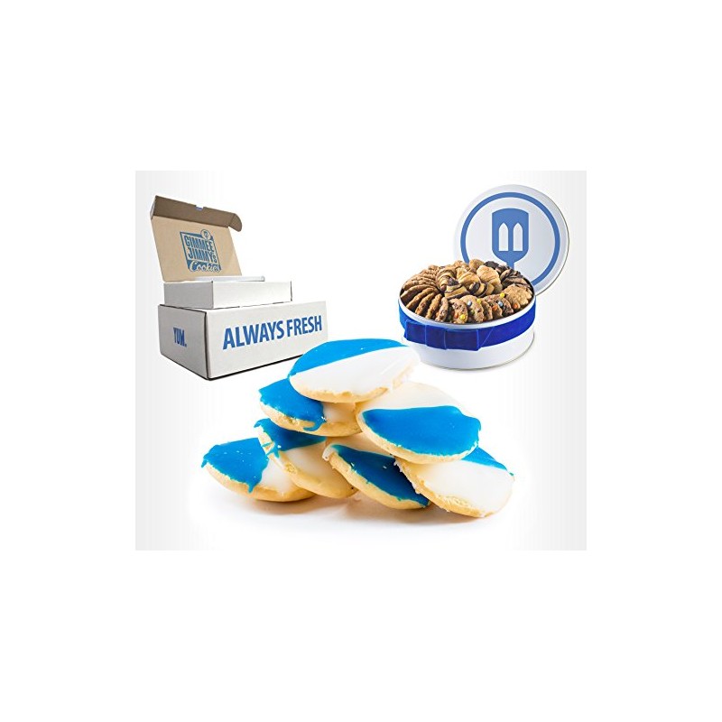 Blue and White Cookies by Gimmee Jimmy's Traditional Cookies |