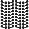 30 Pieces Disposable Nose Filters Spray Tanning With Softness Sponge