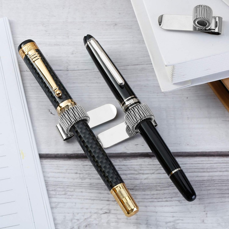 Outus 12 Pcs Pen Holders for Clipboard Metal Pen Clip