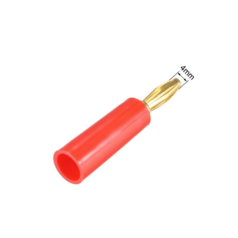 sourcing map 4 Pieces 4 mm Banana Plug Speaker Plug