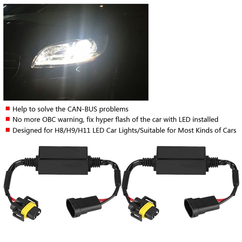 Yctze H8 Canbus Errore H9 LED H1 Decoder Headlight G