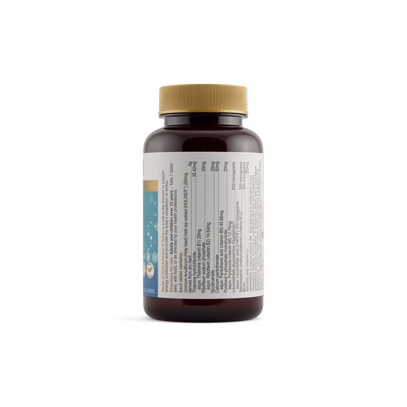 Herbs Of Gold Activated B Stress 60 Tablets
