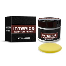 Car Care Cream, UV Protection and Scratch Repair for Interior, 100g, Portable Dashboard Restorer and Protector for Vehicle Parts