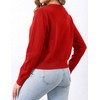 Ziesexy Cropped Sweaters Open Front Button Up Cardigans for Women