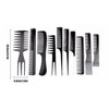AIMALL 10Pcs/Set Professional Hair Combs, Plastic Hairdressing Styling Combs, Durable