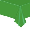 Green Disposable Tablecloth, Plastic Tablecloth, 137 x 274 cm, Rectangular
