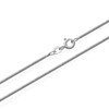NKlaus Genuine 925 Sterling Silver Snake Chain 1.10 mm Wide,